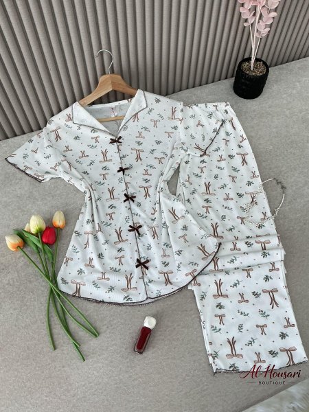 بيجامة الببيونة لكيوت 💞